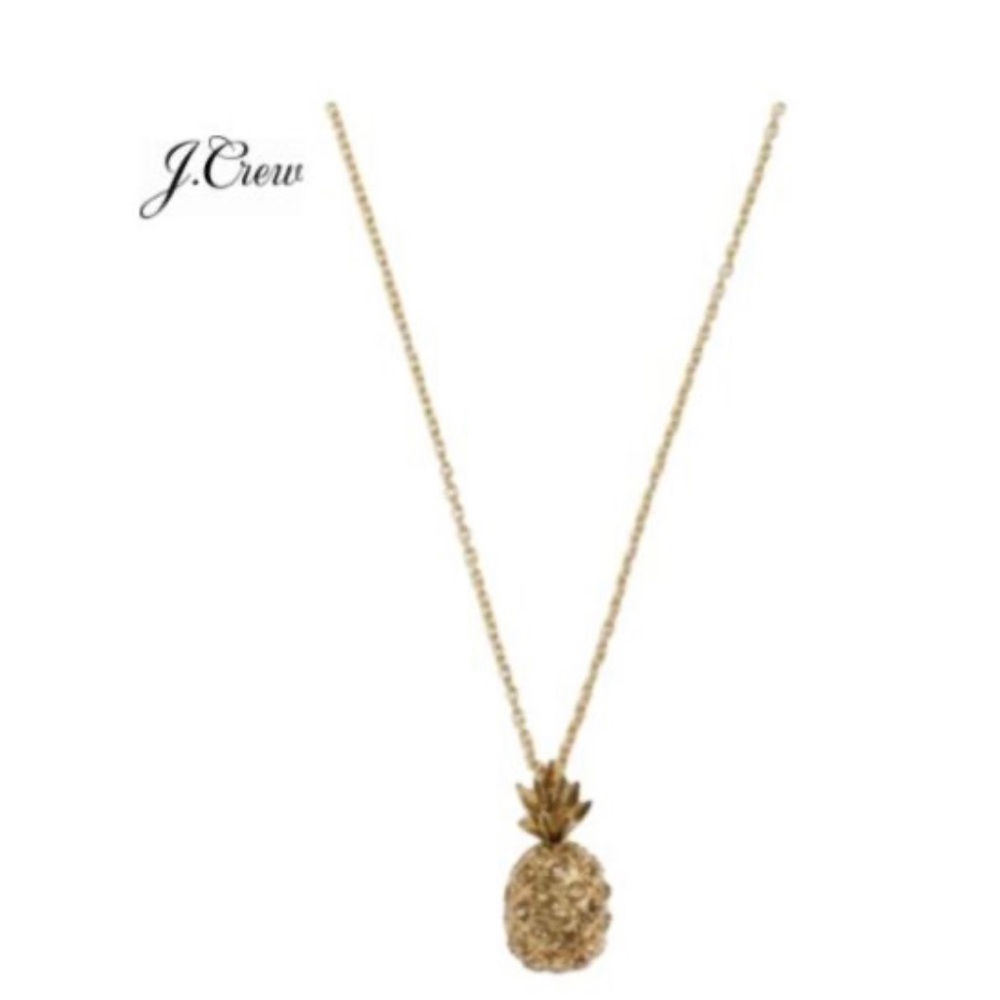 JCREW pineapple pendant necklace